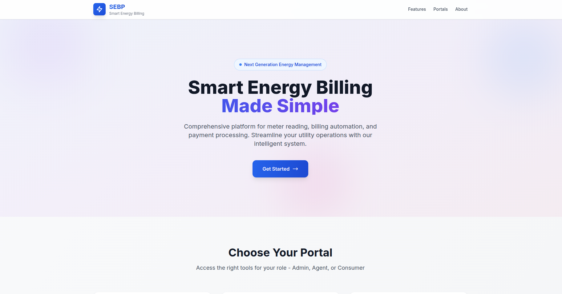 Billing Application screenshot